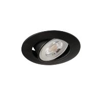 Spot LED extra-plat noir Kanlux 4.8W 36° 230V Blanc Neutre