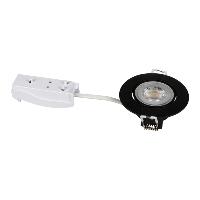 Spot LED extra-plat noir Kanlux 4.8W 36° 230V Blanc Neutre