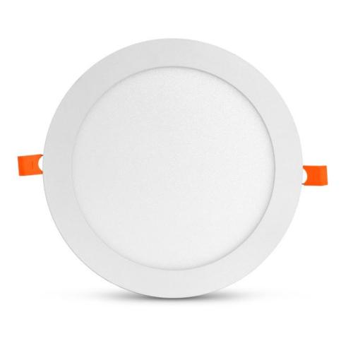 Dalle Plafonnier Blanc LED ronde 18W Blanc neutre 4000K 1660 lm 225 mm.