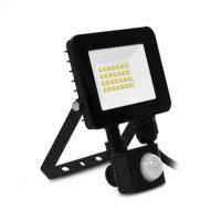 Projecteur LED 20W LUMOS SLIM 110° blanc neutre 4000K à détection IP65