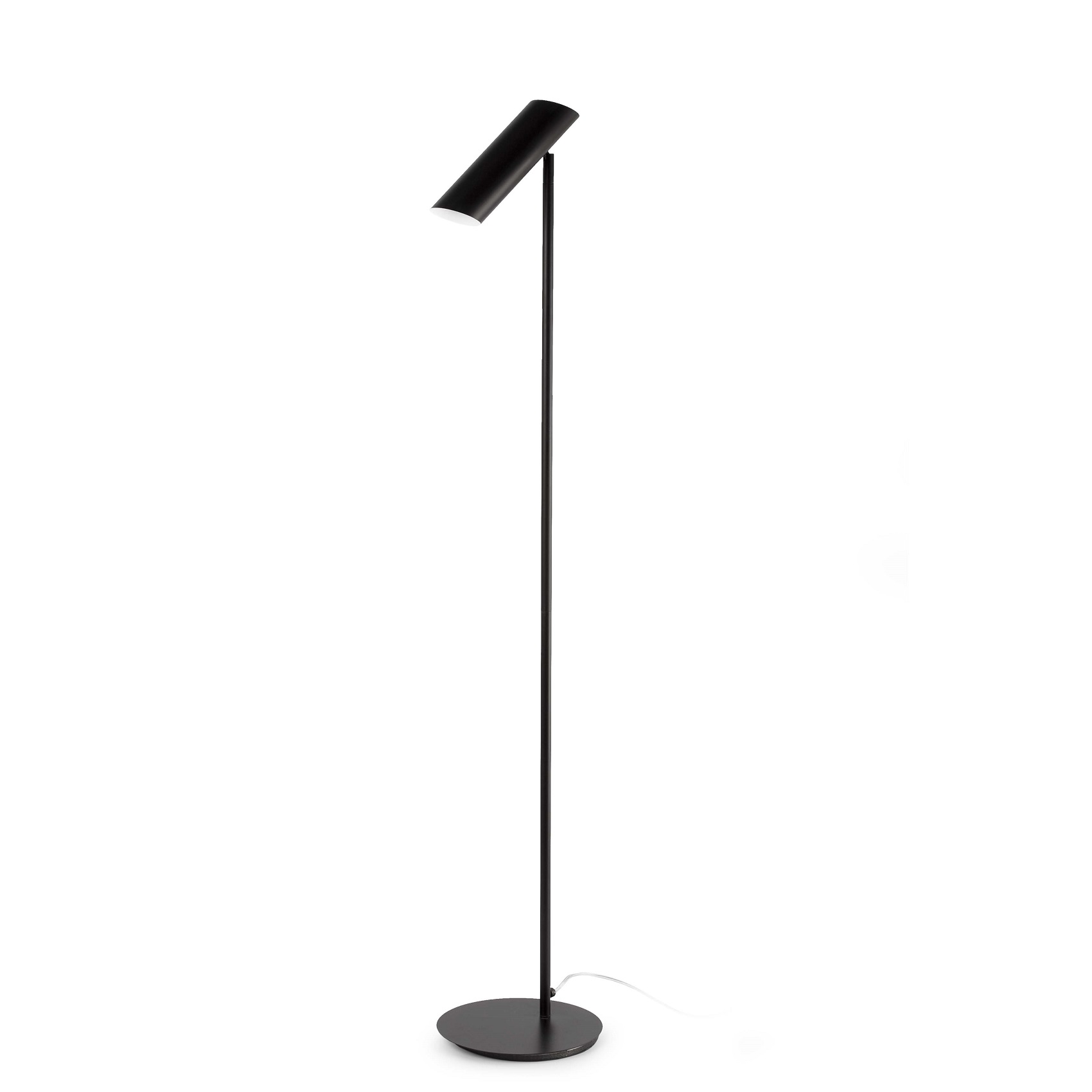 Lampadaire design Link de Faro, lampadaire noir GU10