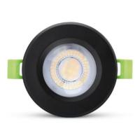 Spot LED RT2012 noir IP65 recouvrable isolant 6W CCT connexion rapide dimmable