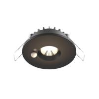 Spot LED à détection noir RT2012 IP65 recouvrable isolant 6W CCT